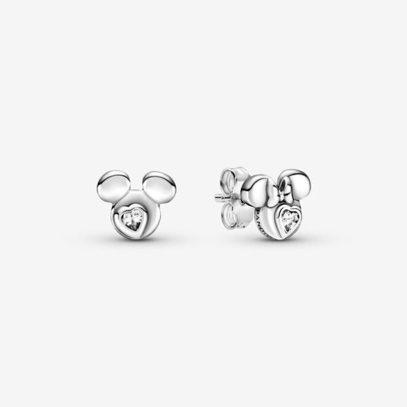 Disney Mickey Mouse Minnie Mouse Silhouette Stud Earrings Pandora Australia